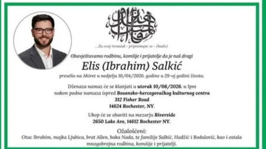 Elis Salkic Obituary Rochester NY