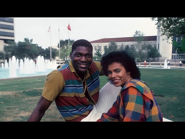 Man and woman smiling together outdoors
